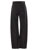 Sportmax Galante Wide Leg Jeans With Buttons