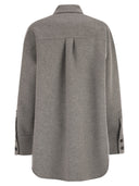 Sportmax Riber Oversiase Shirt w podwójnej tkaninie