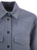 Sportmax Palpiti Oversized Shirt In Pure Wool