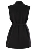 Sportmax Ciurma Long Blazer sans manches