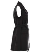 Sportmax Ciurma Long Blazer sans manches