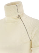 Sportmax pinna hoge nek trui met zip