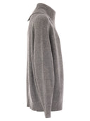 Sportmax Salpa Cashmere Blend Sweater With Zip