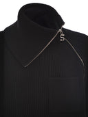 Sportmax Salpa Cashmere Blend Sweater With Zip