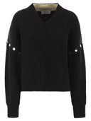 Sportmax Tay Oversized Jumper med avtagbara ärmar