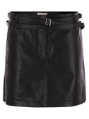 Sportmax Patto Short Leather Skirt