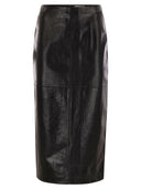 Sportmax Afa Gonna Longuette In Pelle