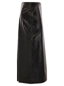 Sportmax Afa Gonna Longuette In Pelle
