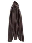 Sportmax Borel Oversized Nappa Leather Shirt
