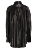 Sportmax Borel Oversized Nappa Leather Shirt