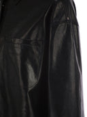 Sportmax Borel Oversized Nappa Leather Shirt