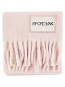 Sportmax Tenue Two Colour Scarf With Fringes