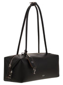 Max Mara Holdallstring Natural Leather Satchel