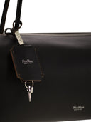Max Mara Holdallstring Natural Leather Satchel