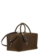 Max Mara HoldalllsueDe Gran Catadilla de cuero Nubuck