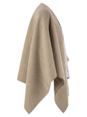 Max Mara Serra Alpaca And Wool Poncho