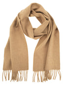 Max Mara Wkclara Camel Stole With Monogram Embroidery