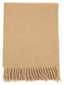 Max Mara Wkclara Camel Stole With Monogram Embroidery