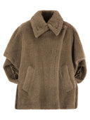 Max Mara Tebe4 Teddy Fabric Cape