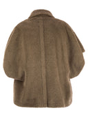 Max Mara Tebe4 Teddy Fabric Cape