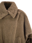 Max Mara Tebe4 Teddy Fabric Cape
