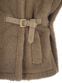 Maxmara Newabavo4 Alpaca And Cashmere Teddy Coat