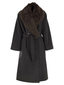 Weekend Maxmara Cacio1234 Wool Dressing Gown Coat