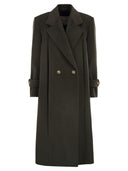 Weekend Maxmara Smalto Wool Drape Coat