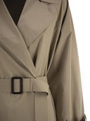Weekend Maxmara Fatto Water Repellent Canvas Trench Coat