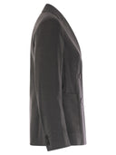 Weekend Max Mara Ornati Double Breasted Blazer In Wool Canvas