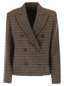 Weekend Maxmara Gerusia Cropped Blazer In Wool Blend