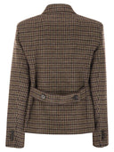 Weekend Maxmara Gerusia Cropped Blazer In Wool Blend