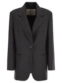 Weekend Maxmara Edmea Wool Canvas Blazer