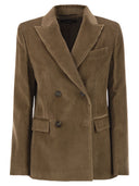 Weekend Maxmara Katanga Cotton Velvet Blazer