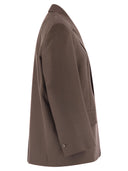 Week-end max mara floc coton mélange sur le blazer