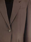 Week-end max mara floc coton mélange sur le blazer