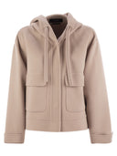 Weekend Max Mara Gary Hooded Jacket in wol