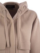 Weekend Max Mara Gary Hooded Jacket in wol