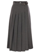 Weekend Maxmara Fastoso Wool Wrap Skirt