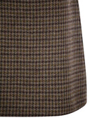 Weekend Maxmara Vata Short Prince Of Wales Wool Skirt
