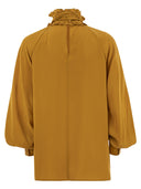 Weekend Max Mara Guido Silk Shirt With Bow Tie