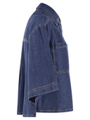 Weekend Max Mara Enza Denim Crop Shirt