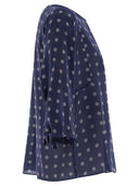 Weekend Max Mara Adone Crewneck Blouse In Crepe De Chine