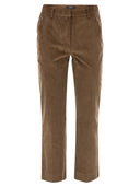 Weekend Maxmara Marruca Cotton Velvet Trousers