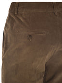 Weekend Maxmara Marruca Cotton Velvet Trousers