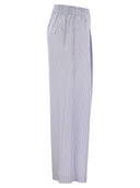 Week-end Max Mara Fleur Cotton Satin pantalon