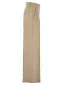 Weekend Max Mara Visivo Wool Palazzo byxor