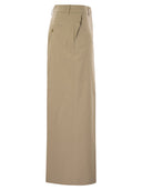 Weekend Max Mara Urial Cotton Satin Crop Trousers