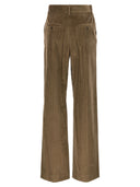 Weekend Maxmara Tania Wide Leg Corduroy Trousers