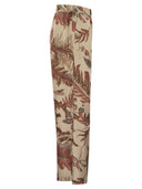 Weekend Max Mara Temide Printed Silk Twill Trousers